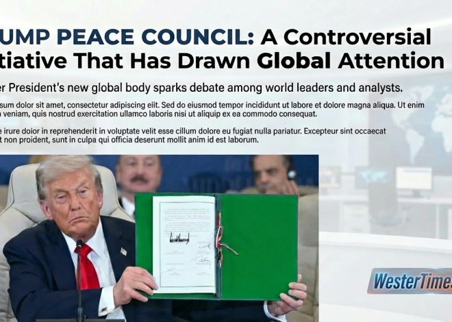 Trump Peace Council: A Controversial Initiative That Has Drawn Global Attention