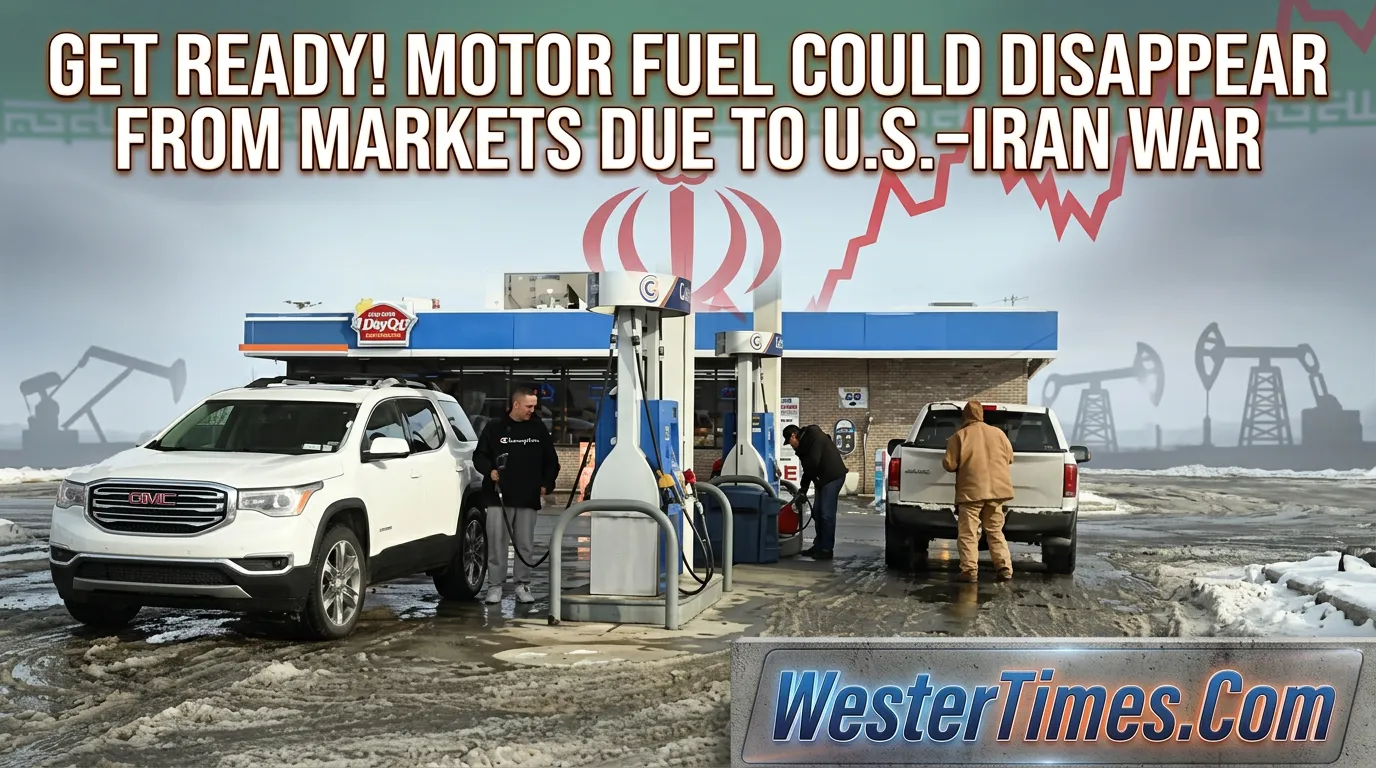 Get Ready! Motor Fuel Could Disappear from Markets Due to U.S.–Iran War
