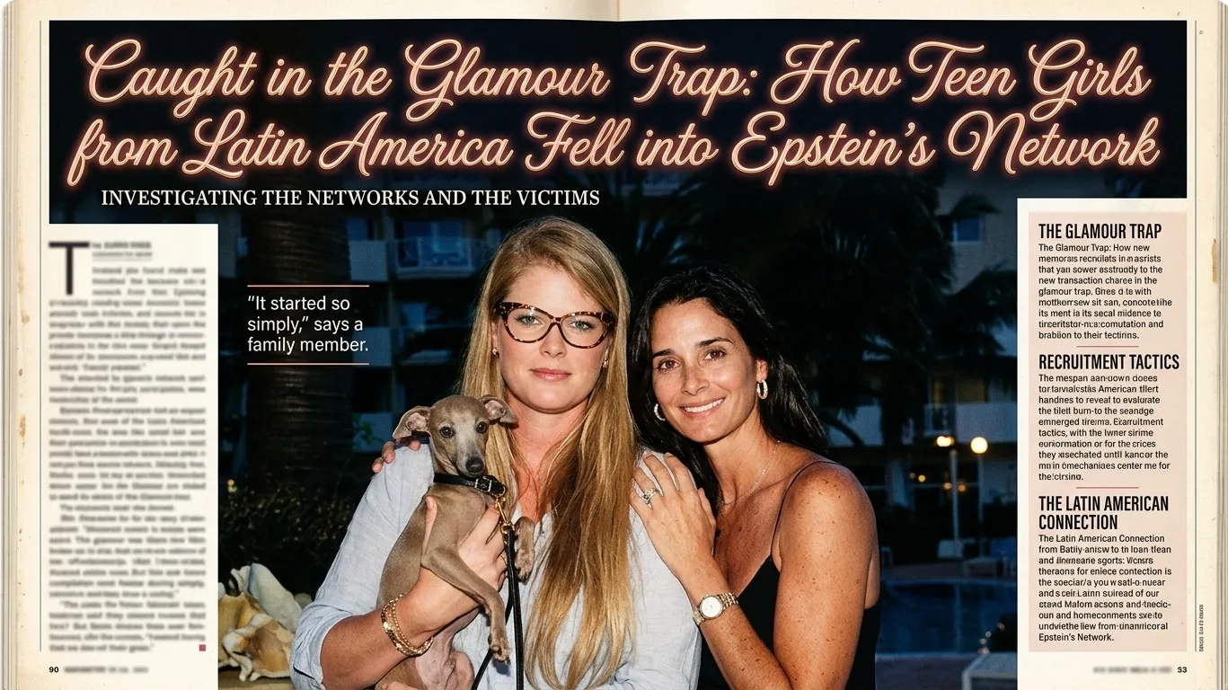 Caught in the Glamour Trap: How Teen Girls from Latin America Fell into Epstein’s Network,teen girls exploitation