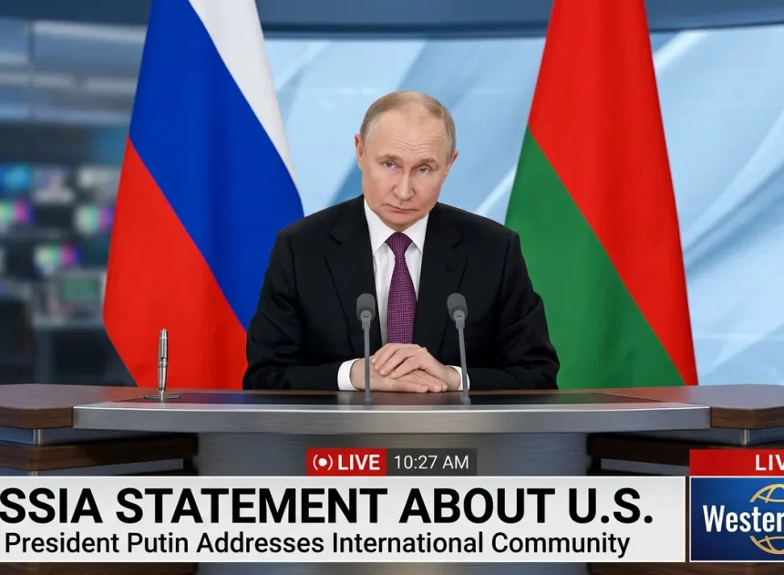 Russia’s Strong Statement: The U.S. Focuses Only on Its Own Welfare